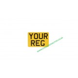 NUMBER PLATE MOTORBIKE 